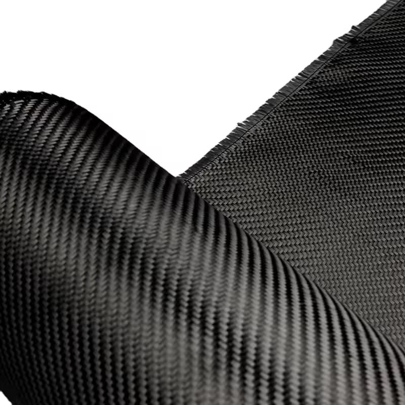 1K 100gsm Carbon Fiber Fabric Satin Weave