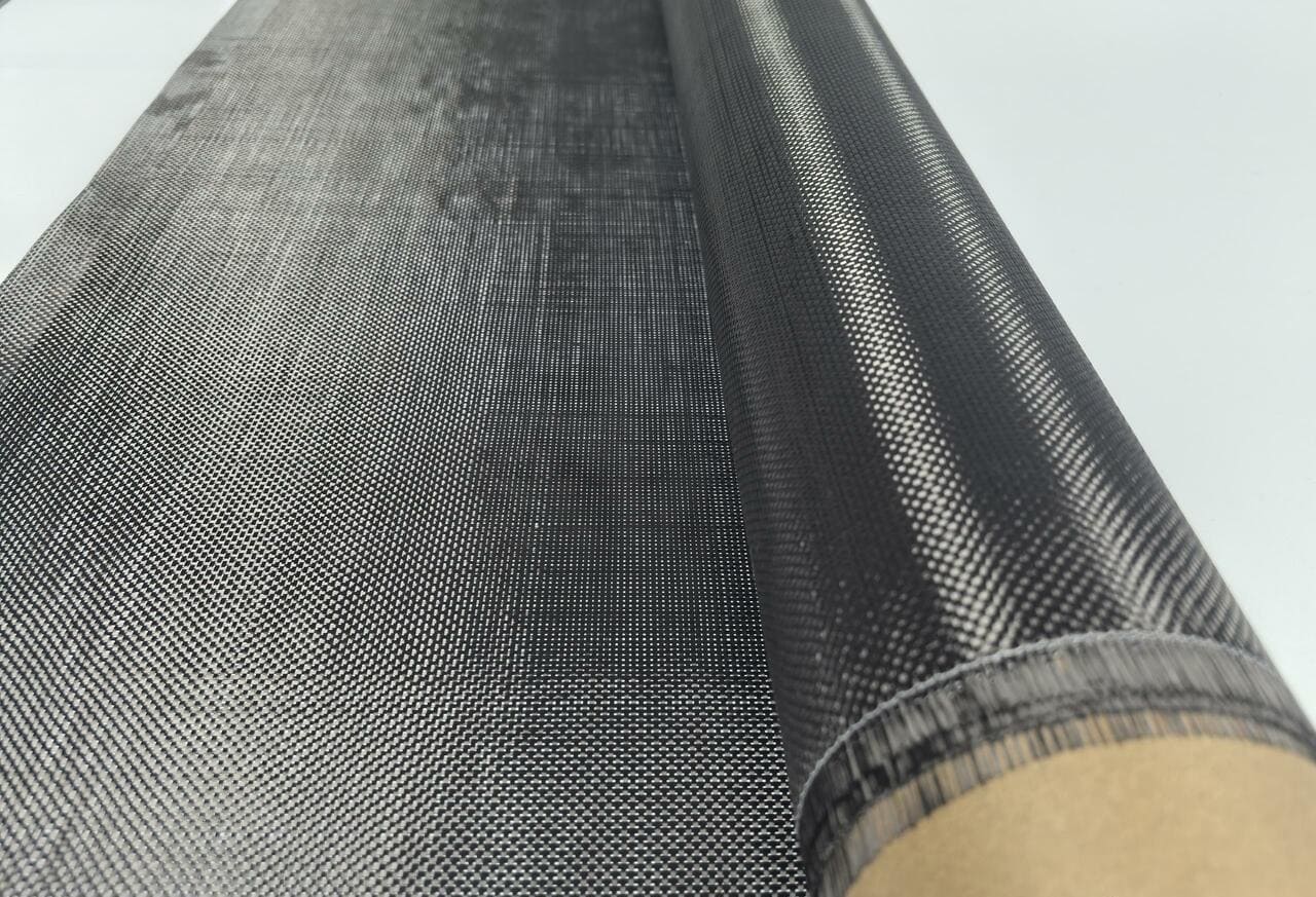 1K 80gsm Carbon Fiber Fabric Satin Weave